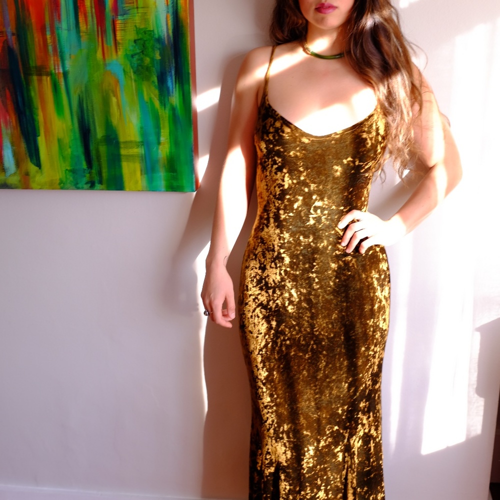 BCBG velvet dress